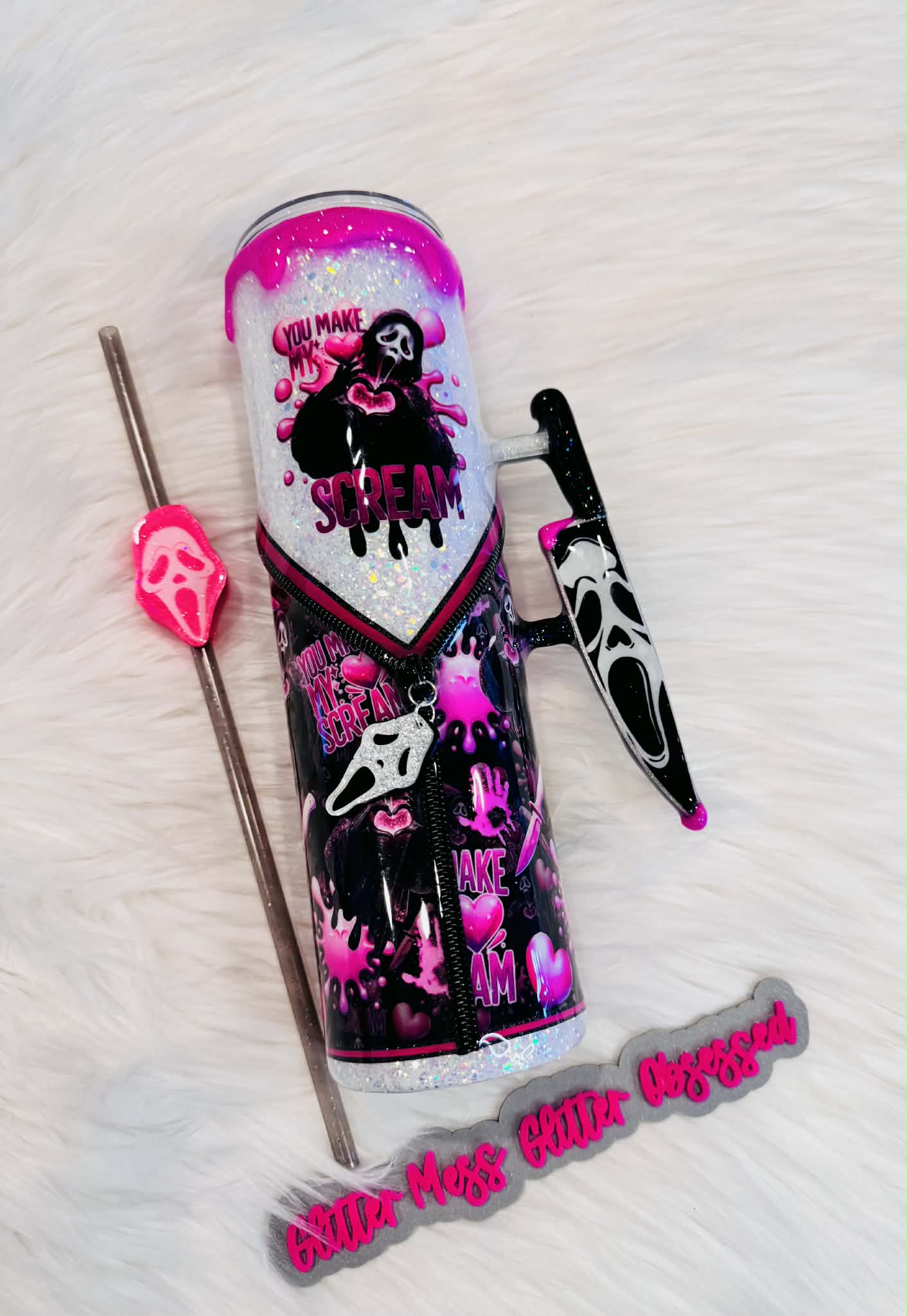 32 OZ GF Zipper Tumbler-Made to order~MTO-2 week TAT