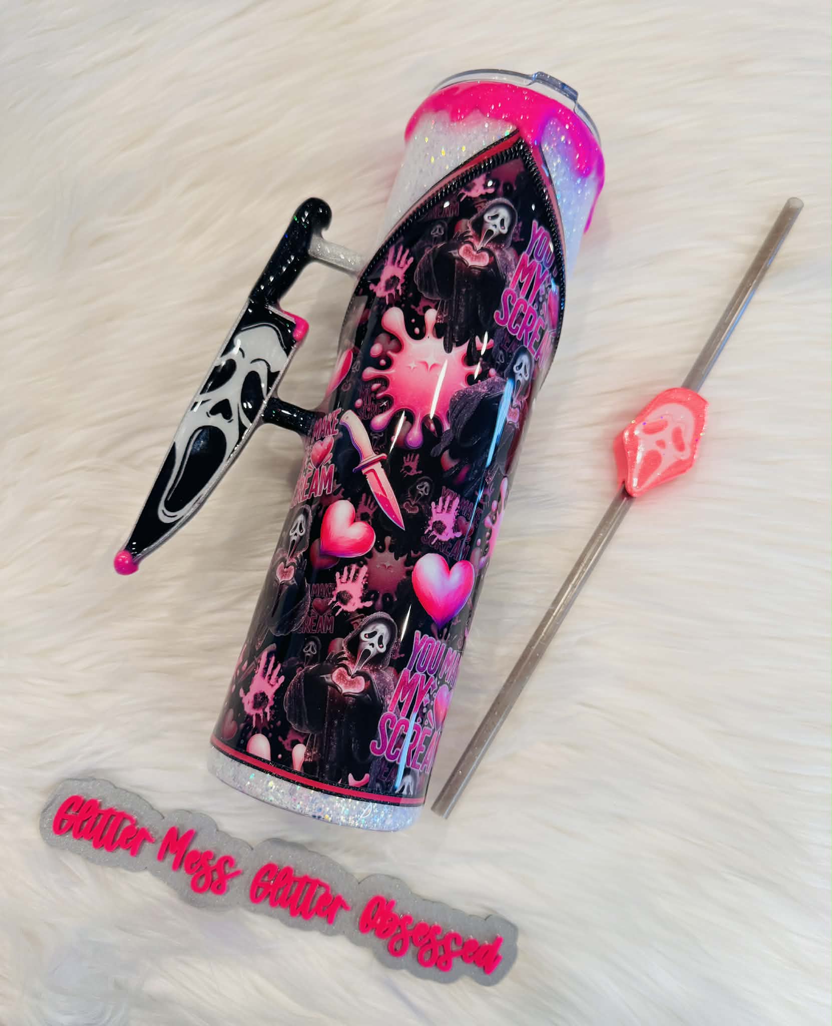 32 OZ GF Zipper Tumbler-Made to order~MTO-2 week TAT