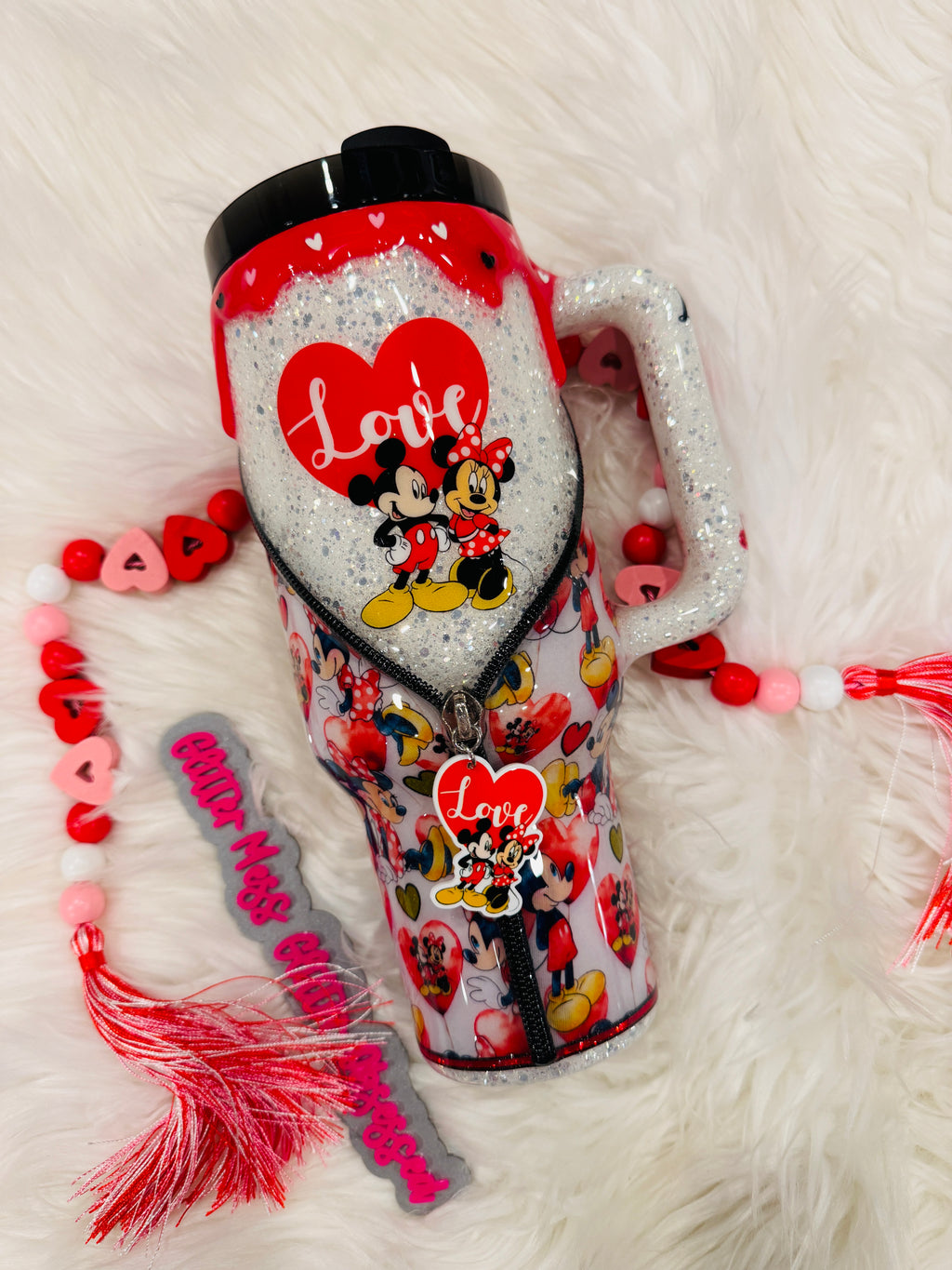 40oz M & M Zipper Tumbler