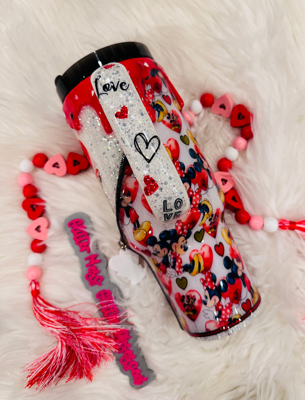 40oz M & M Zipper Tumbler