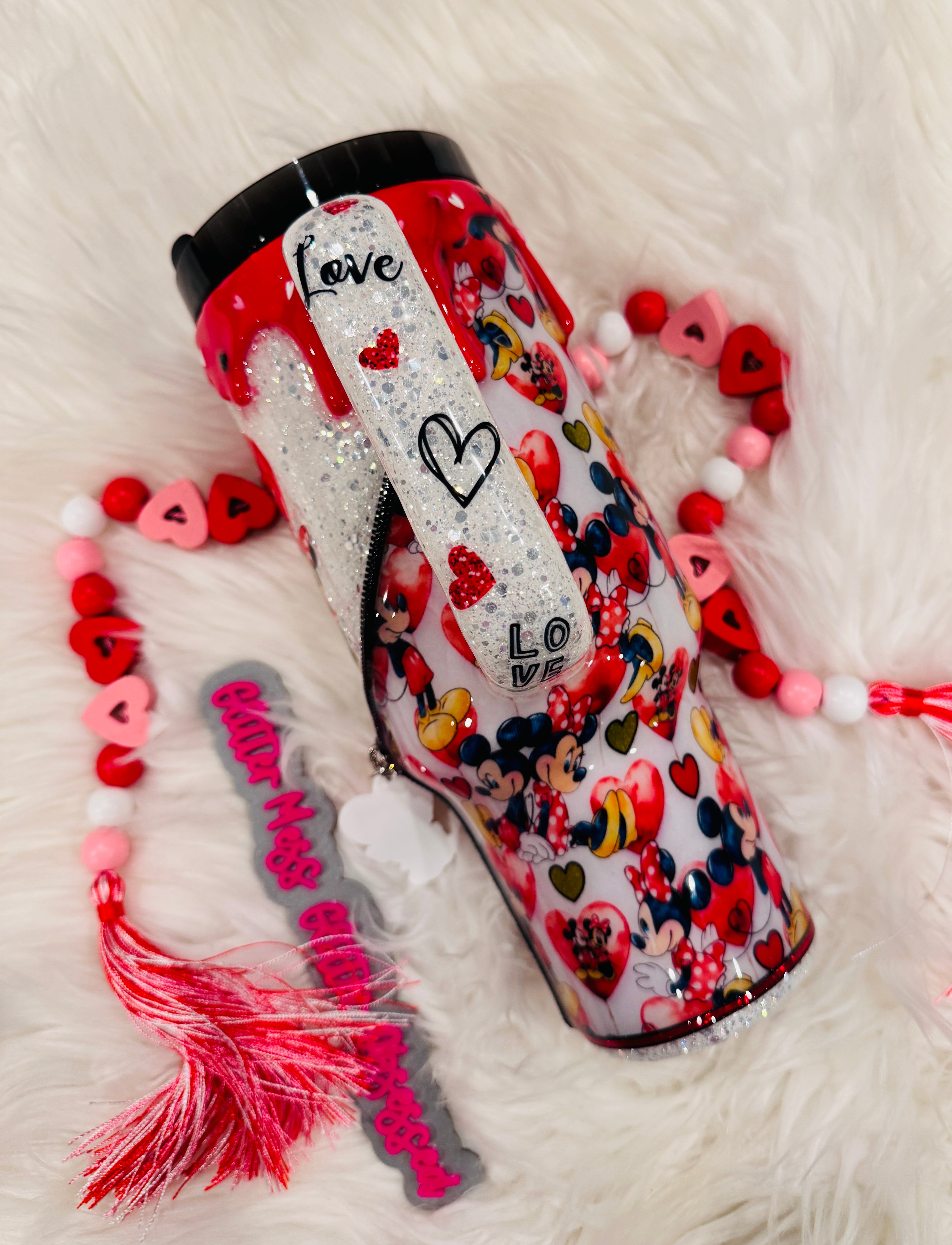 40oz M & M Zipper Tumbler