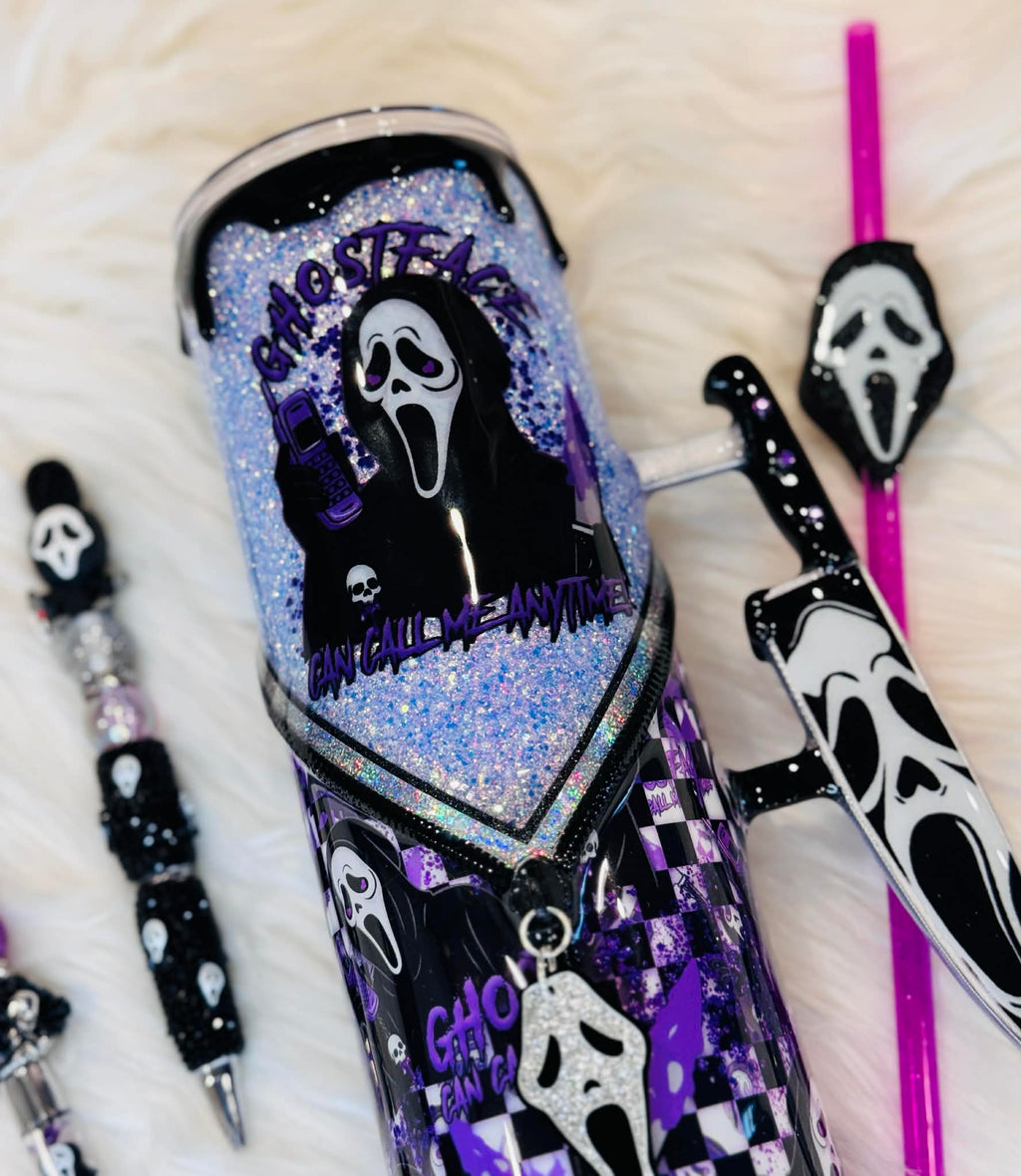 Purple -32 OZ GF Zipper Tumbler-Made to order~MTO-2 weeks